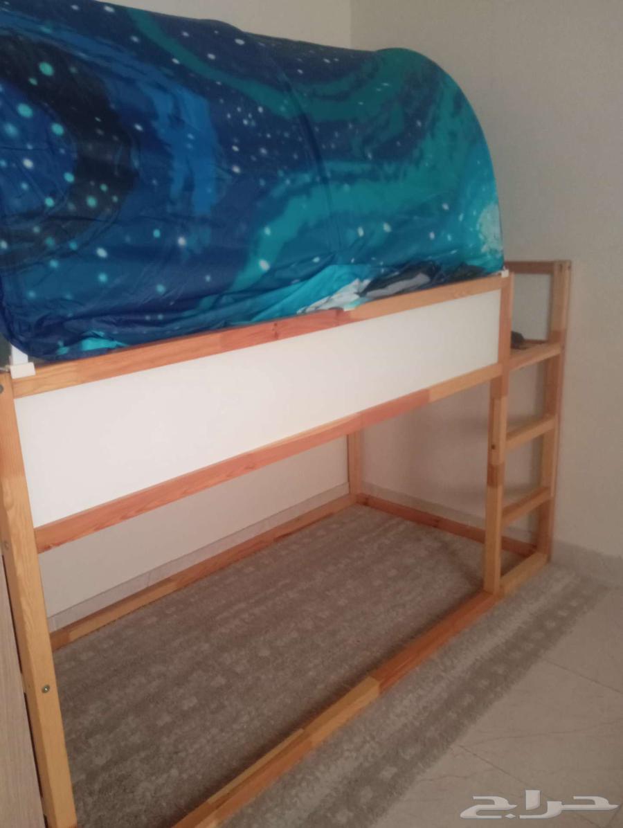 سرير ايكيا kura دور يتحول دورين مع الخيمة64415141684738110