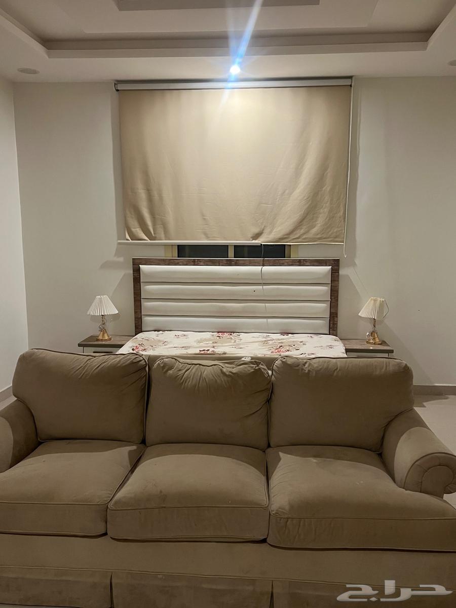 غرفه نوم ابيض وبيج64419145129857111