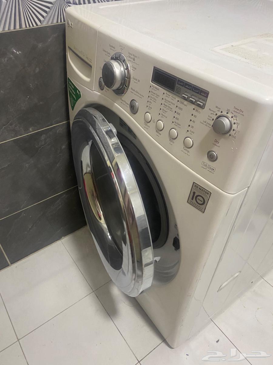 غساله ال جي LG فول اتوماتيك مع مجفف داخلي64419564174083110