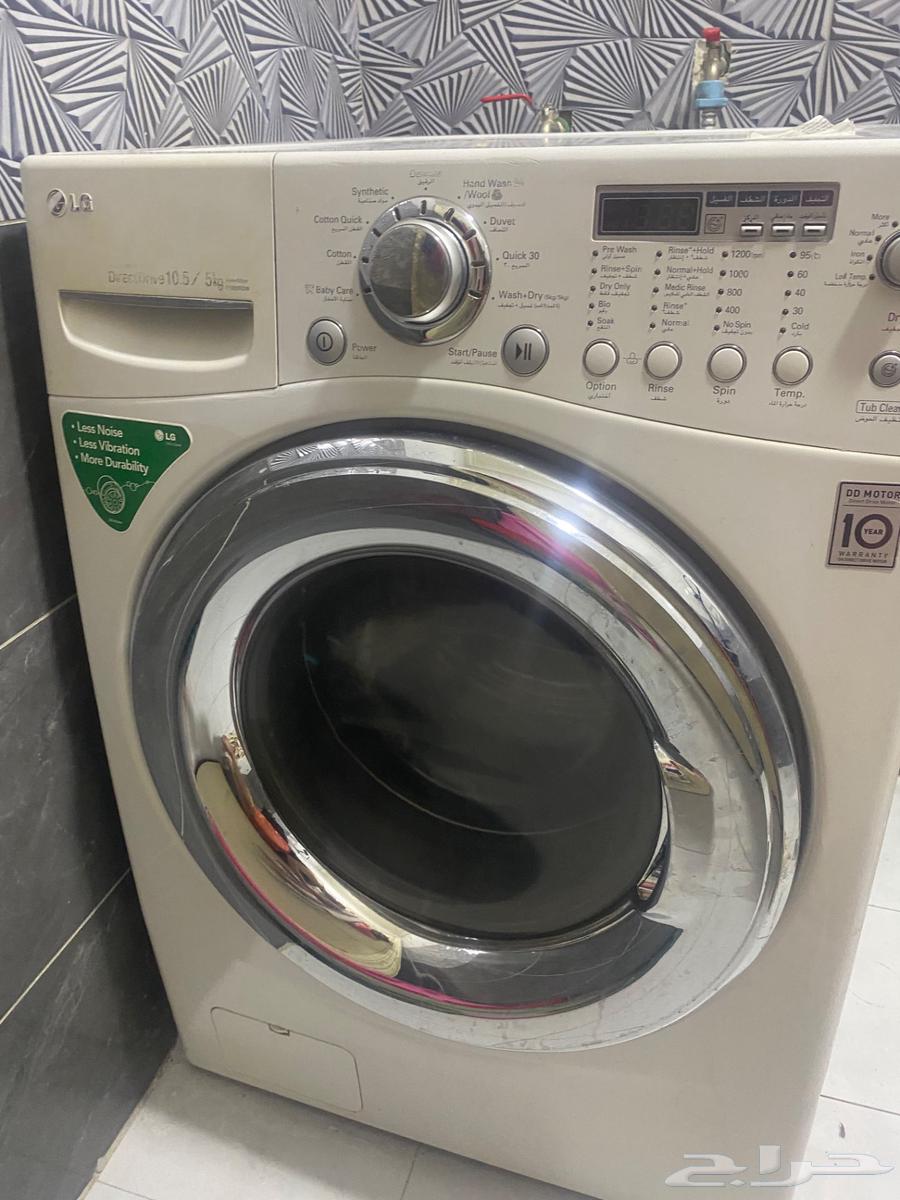 غساله ال جي LG فول اتوماتيك مع مجفف داخلي64419564174083112