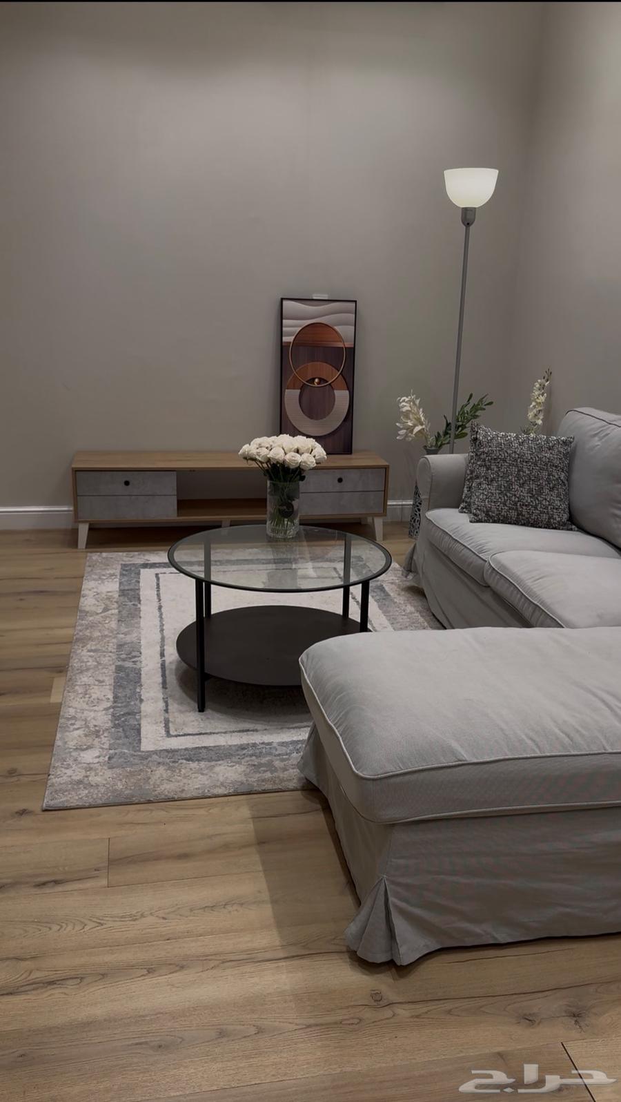 IKEA sofa and TV table and coffee table64419454030465111