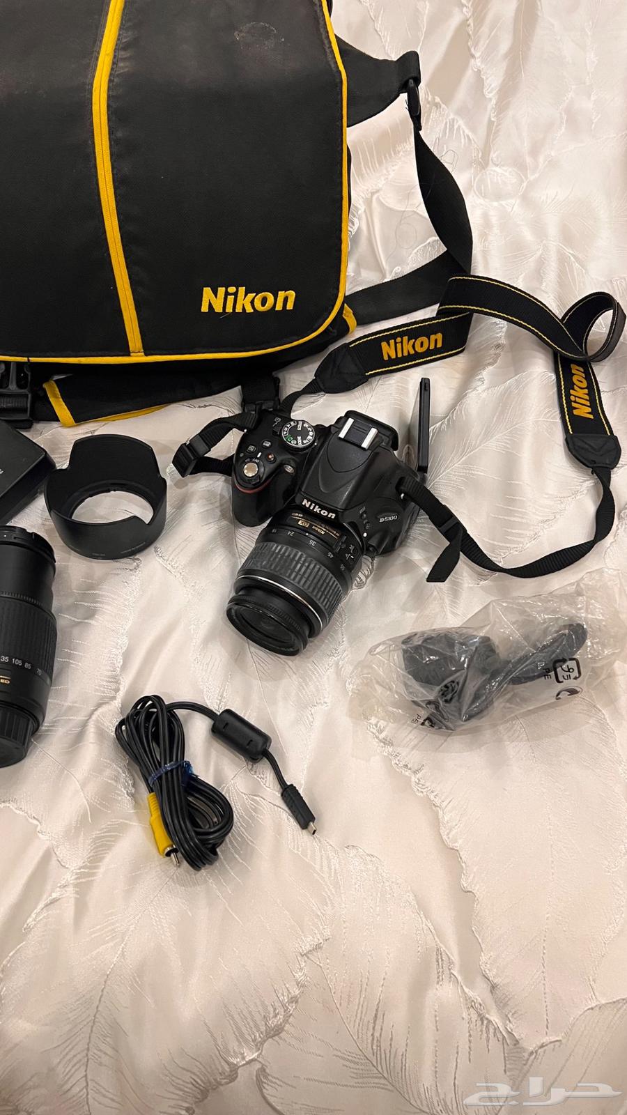 كاميرا نيكون ( Nikon ) D5100 نظيفه للبيع64414927096449112