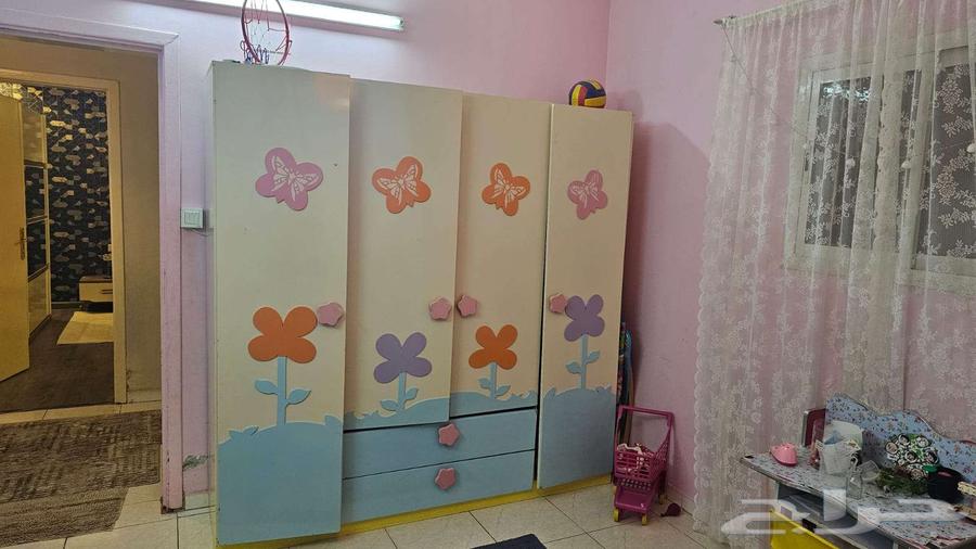 غرفة نوم أطفال 2 سرير 2 كمود   دولاب64422421476225111