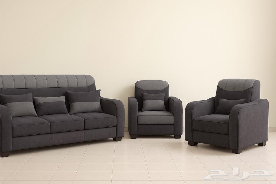 كنب اسود ورمادي64419838098177110