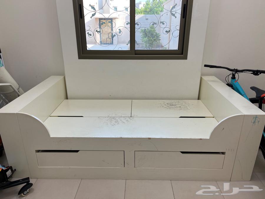 سرير بوحدات تخزين ومكتب دراسة64417413327873112