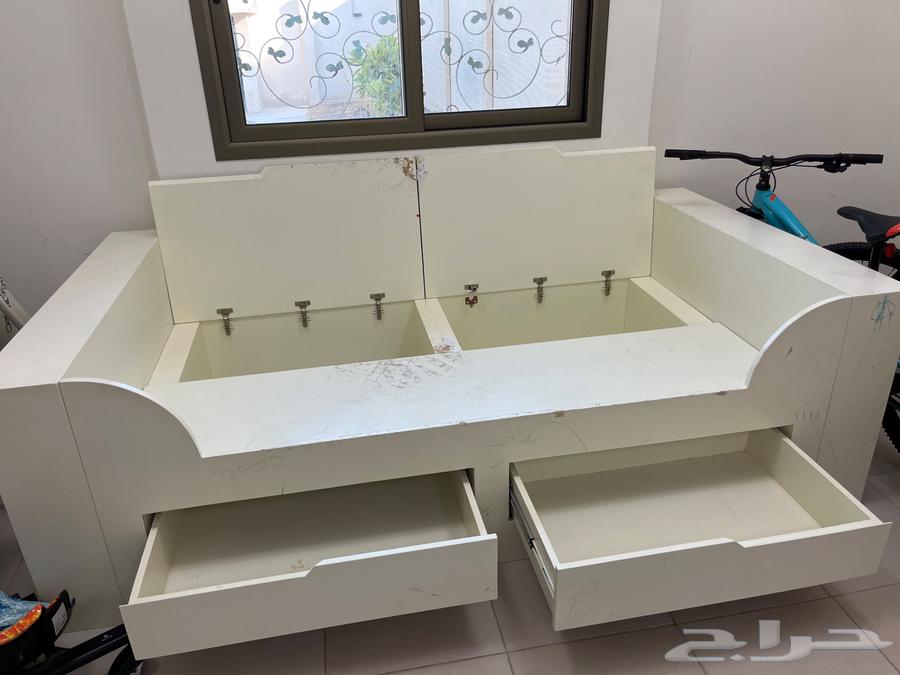 سرير بوحدات تخزين ومكتب دراسة64417413327873114