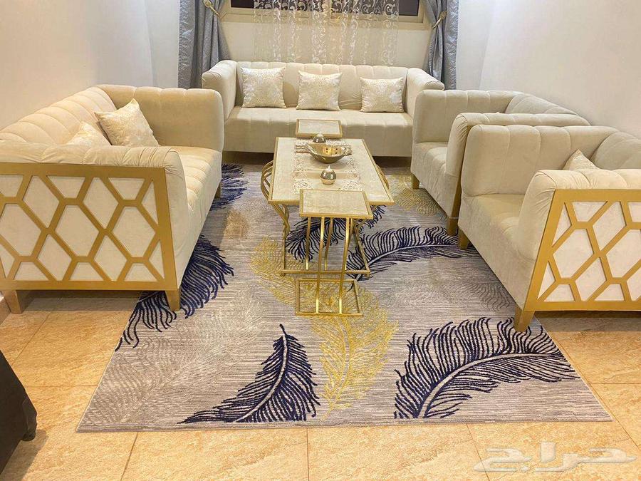 طقم كنب 8 اشخاص شبه جديد للبيع المستعجل64417766518019110