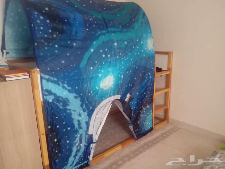 سرير ايكيا kura دور يتحول دورين مع الخيمة64415141684738112