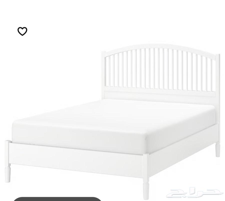 سرير للبيع - سرير خشب - سرير ابيض64419171700355110