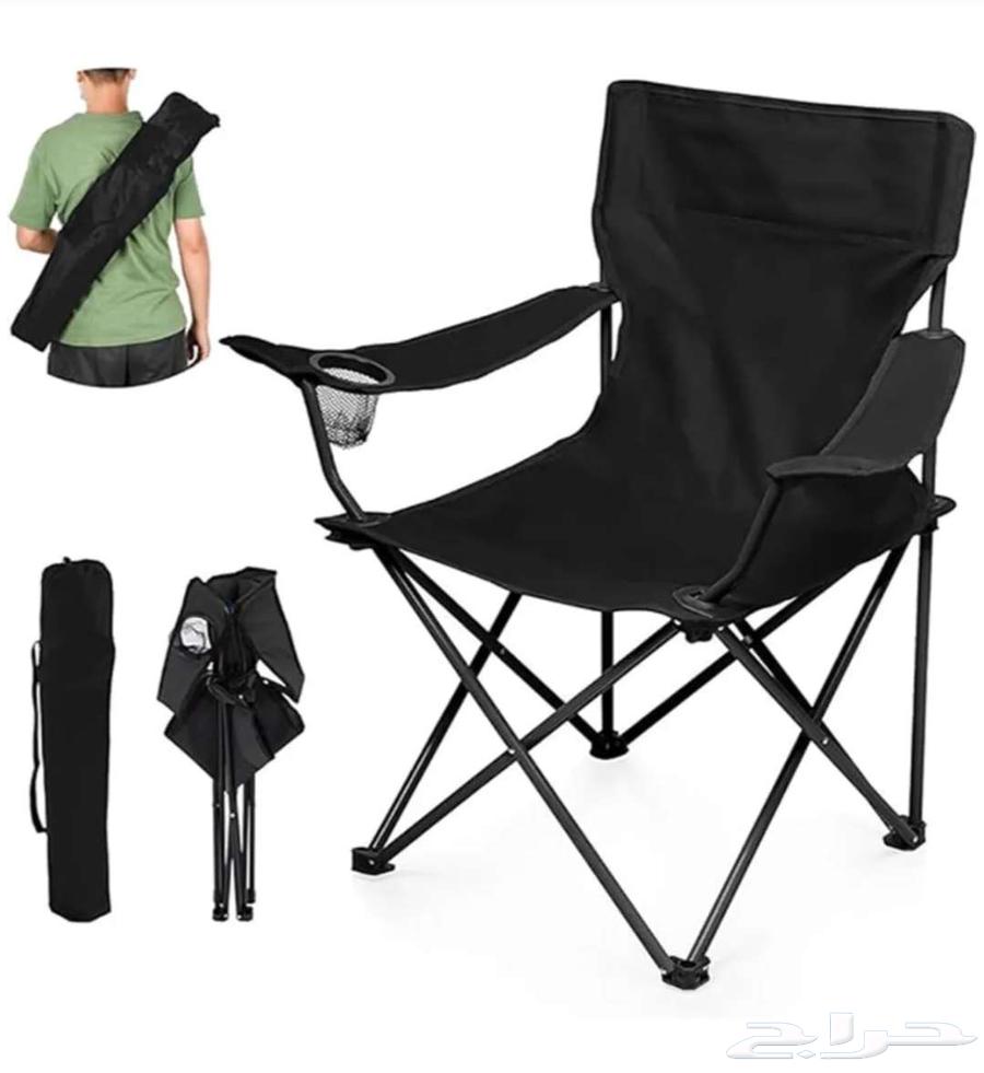 كرسي تخييم قابل للطي بطارية ليثيوم قابلة لاعادة الشحن64417603853953110