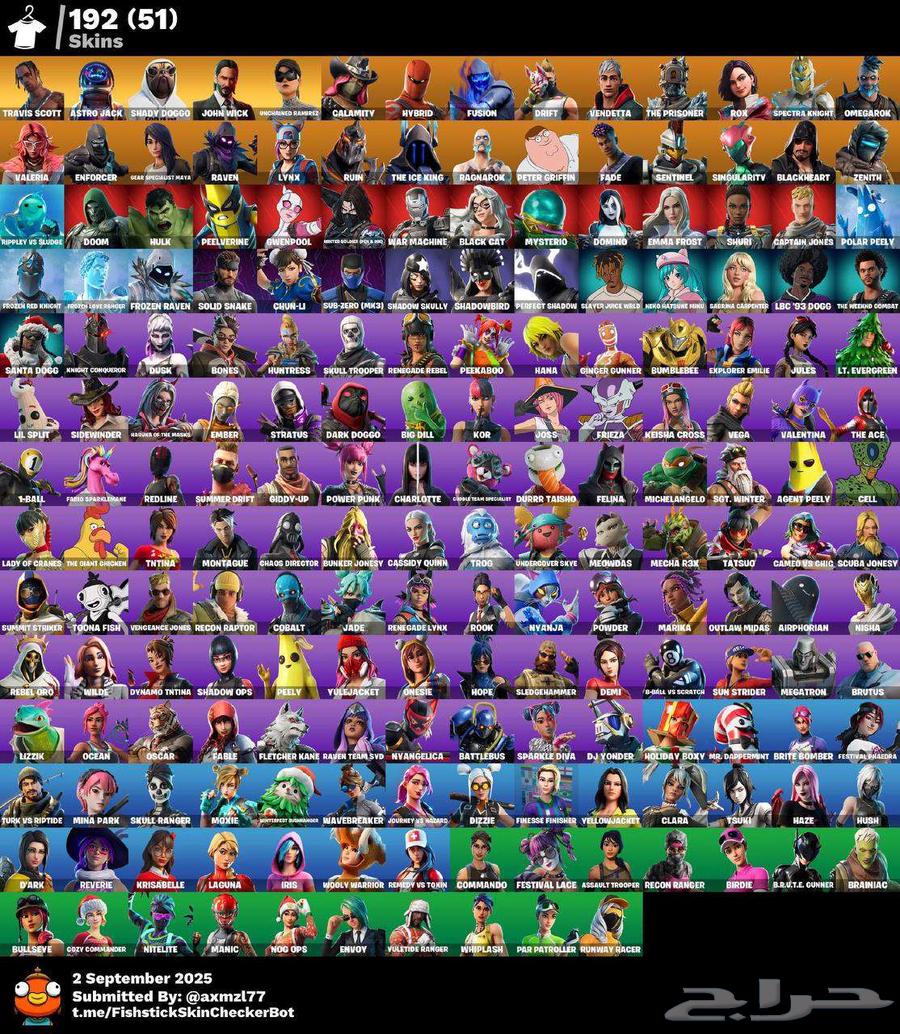 حساب فورت ترافيس (انباع الله يبارك لراعيه )64426564187522113