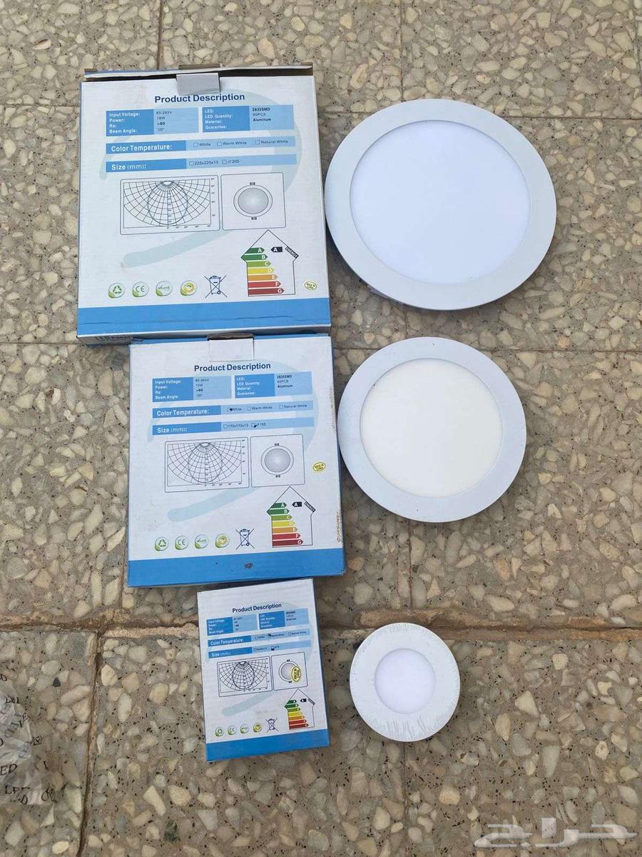 Circular LED lights and illuminated trees64421445398915111