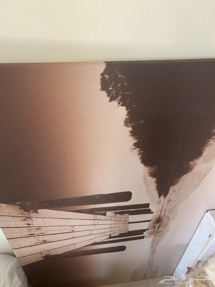 ارفف أيكيا و لوحة ايكيا واثنين رف طويل ابيض64423864313474113