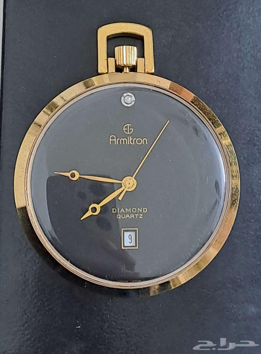 ساعة جيب فنتج بفص ألماس64425462006786111