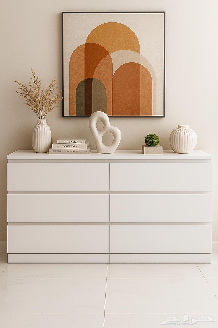 ادراج ايكيا 6 ادراج ابيض انيق64404472979075110