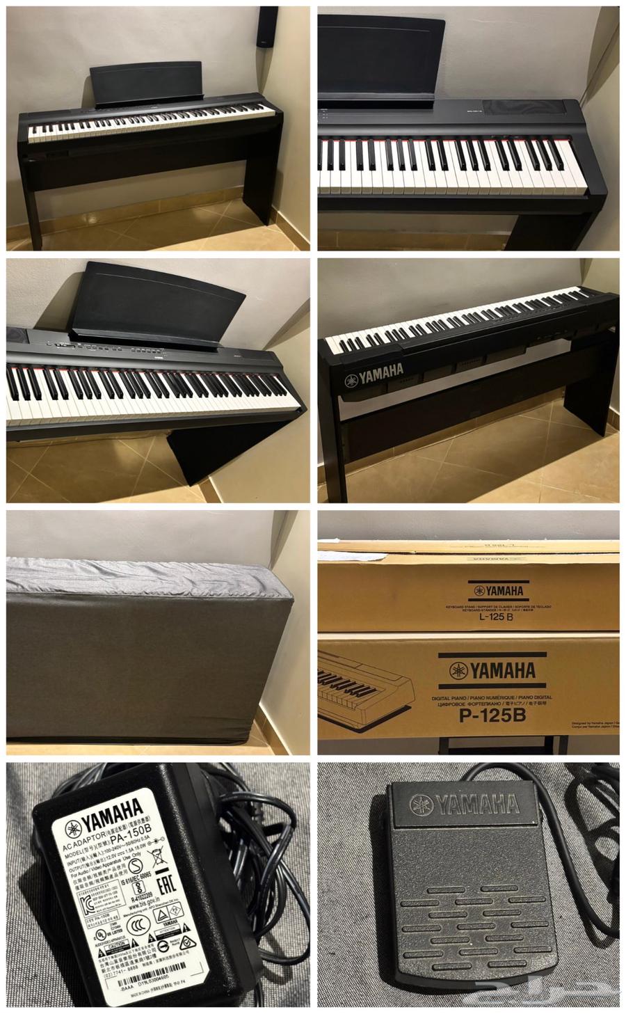 بيانو ياماها p125 استعمال بسيط وشبه جديد64425583326337110