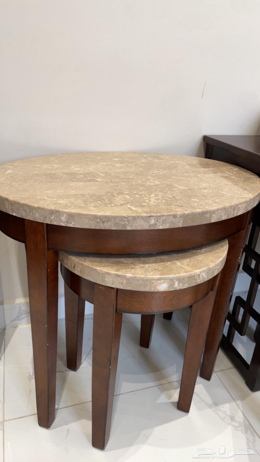 6 طاولات للبيع 5 رخام طبيعي64426093478658111
