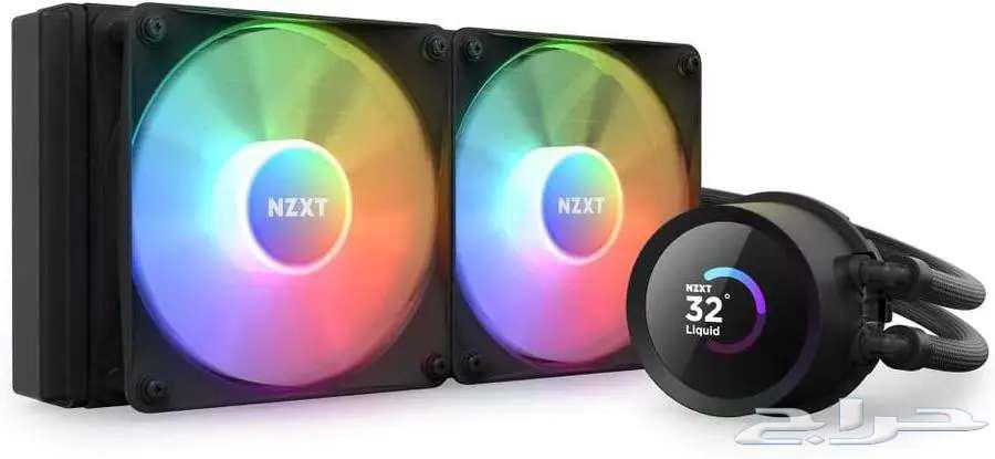 مبرد مائي مع شاشه NZXT Kraken 240mm (RGB) جديد64421960336257111