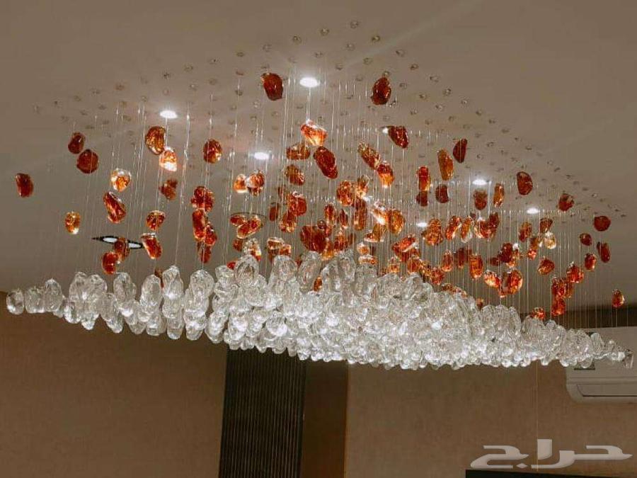 ثريات سقف حجر كريستال ثريا الهبه64425421641985110