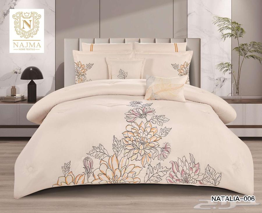 لحاف ناتاليا مطرز نفر 5 قطع64425138599169112