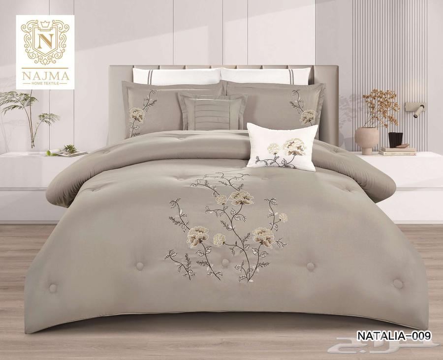 لحاف ناتاليا مطرز نفر 5 قطع64425138599169111