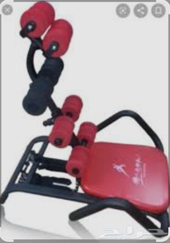 جهاز تمارين البطن لون ازرق واحمر جديد لم يستخدم64431278332418110