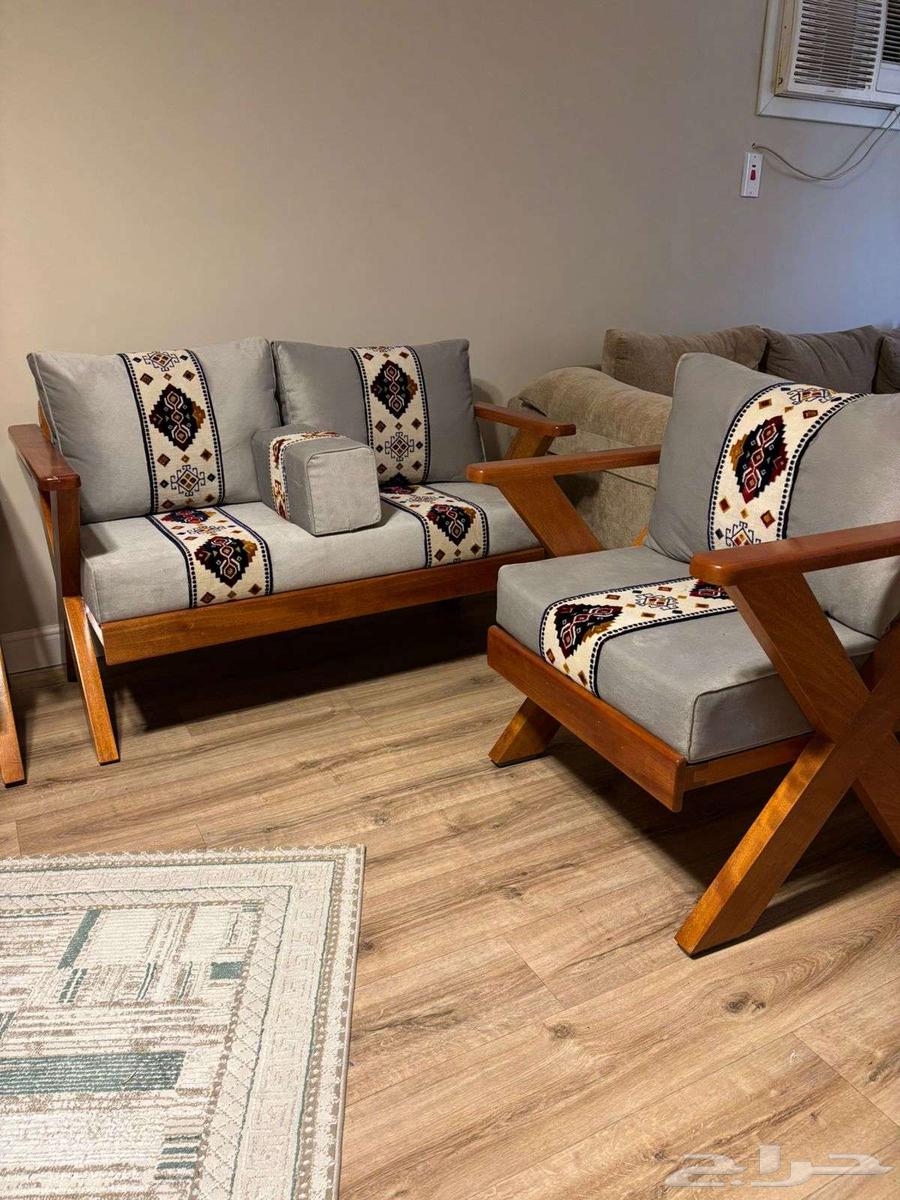 طقم كنب (3 قطع فردين -و2 كرسيي مفرد)64428147148035111