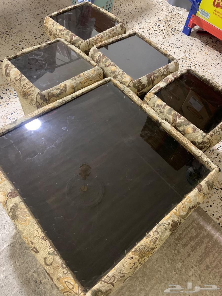 طاولات خدمة شبه جديدة 50ريال64431115649795111
