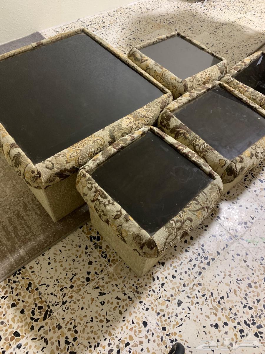 طاولات خدمة شبه جديدة 50ريال64431115649795112