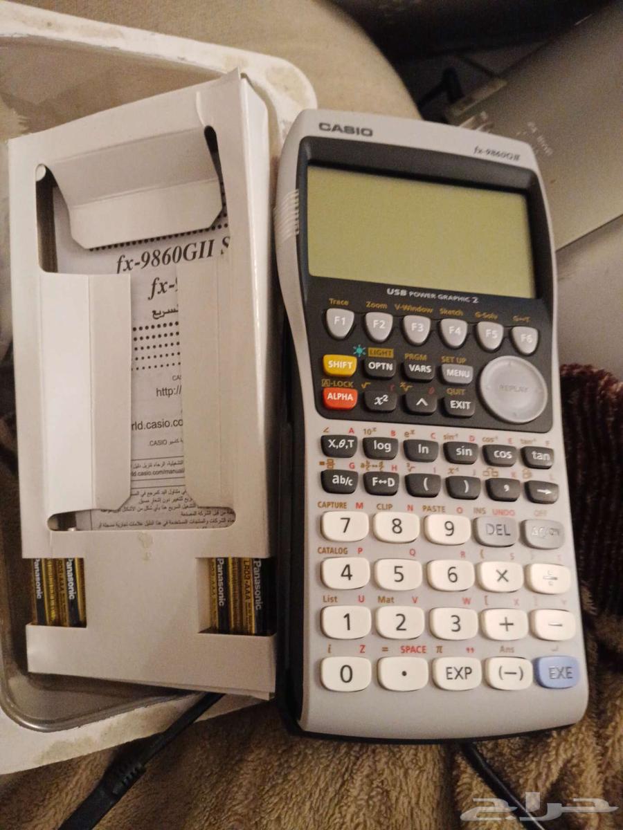 حاسبة علميه للبيع fx-9860gii64434047286147111