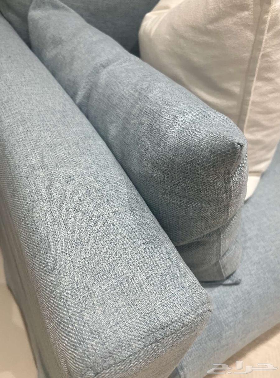 كنبة ايكيا 3 مقاعد مع أريكة طويلة64428093549187114