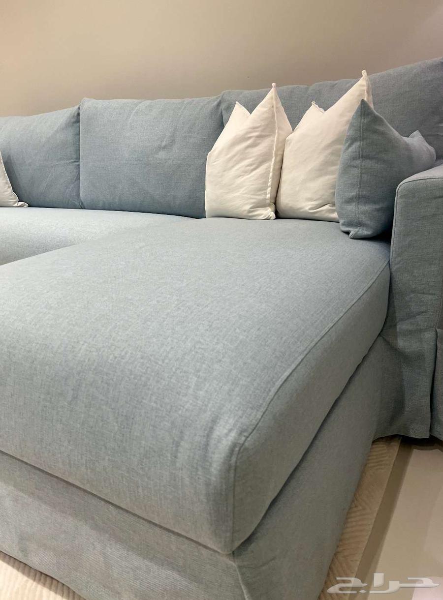 كنبة ايكيا 3 مقاعد مع أريكة طويلة64428093549187111
