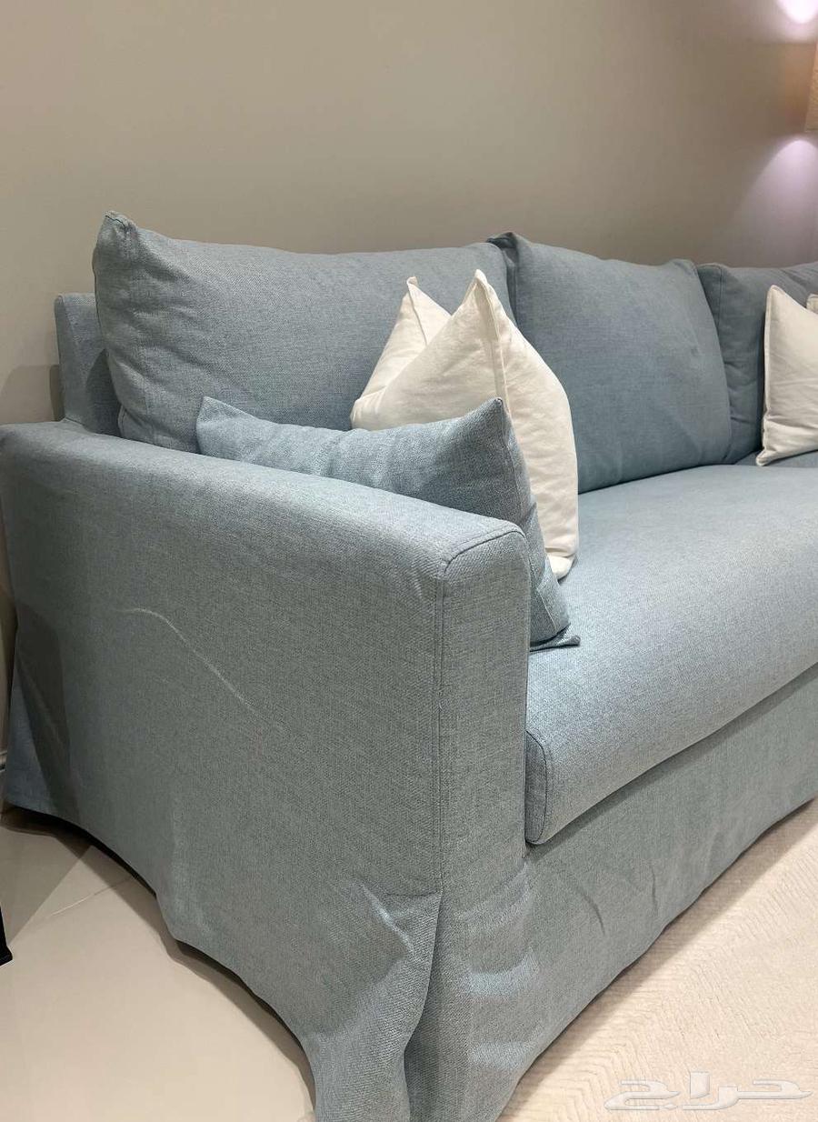 كنبة ايكيا 3 مقاعد مع أريكة طويلة64428093549187112