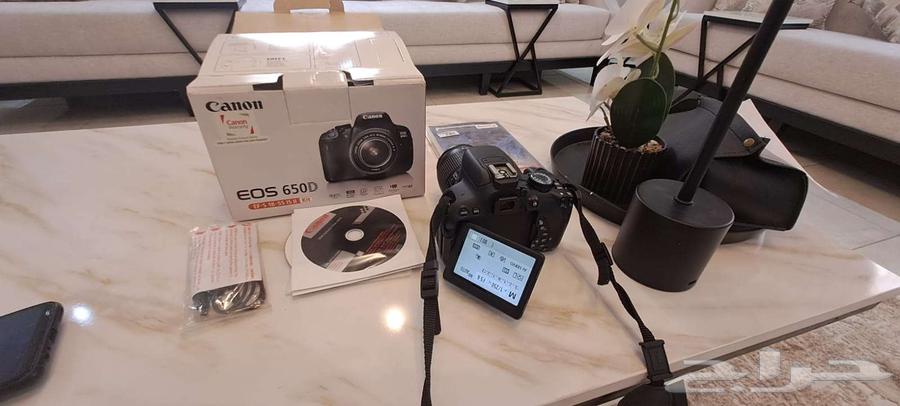 للبيع كاميرا كانون Canon EOS 650D بعدسة 18-55mm64431698813825110