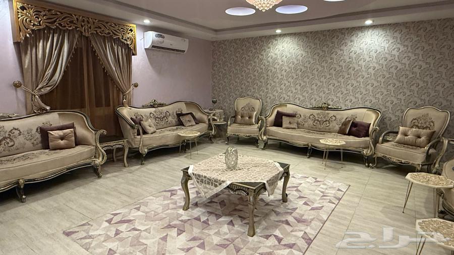 Sofa set with curtain and tables64427476124675110