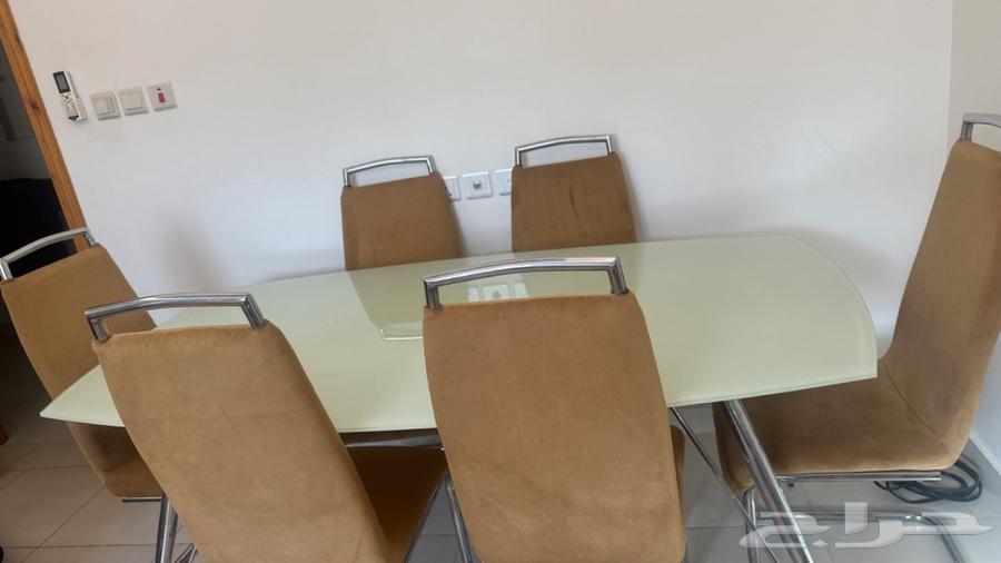 Dining table set with 6 chairs64430531824001111