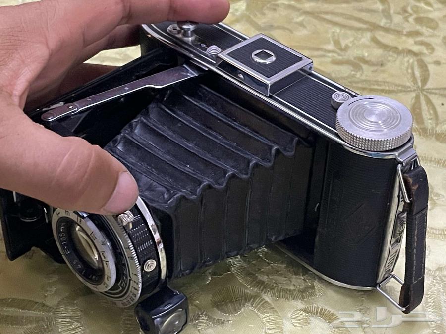 Agfa for photography enthusiasts or antiques, large folding camera64427919314307114