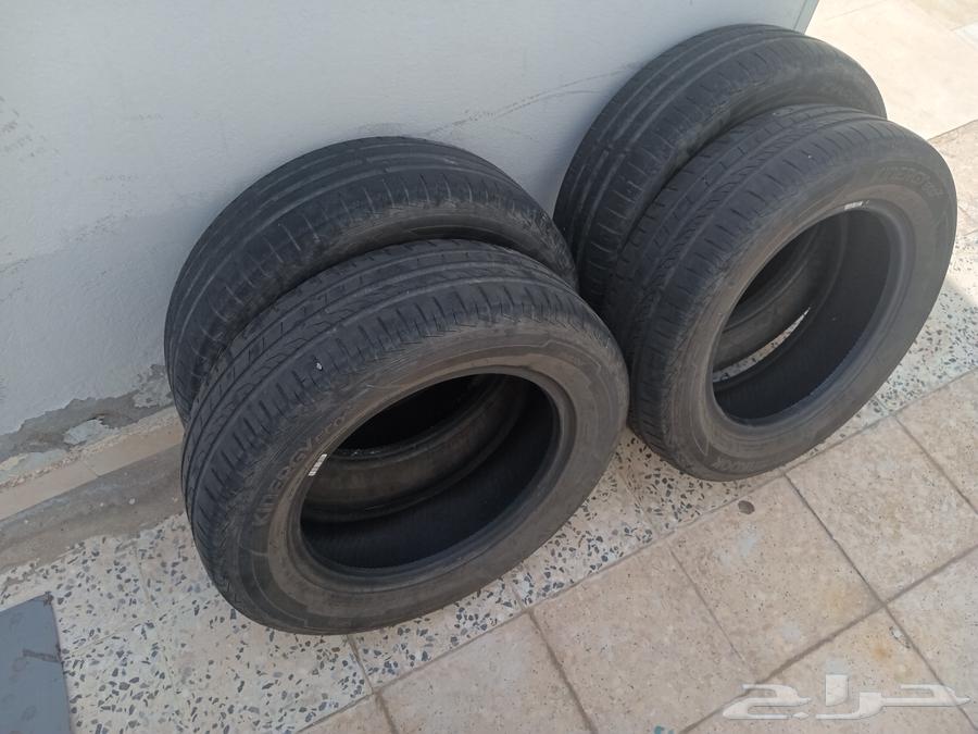 كفرات تركب على الياريس هانكوك مستعملة مقاس 175 65 1464588298051457110