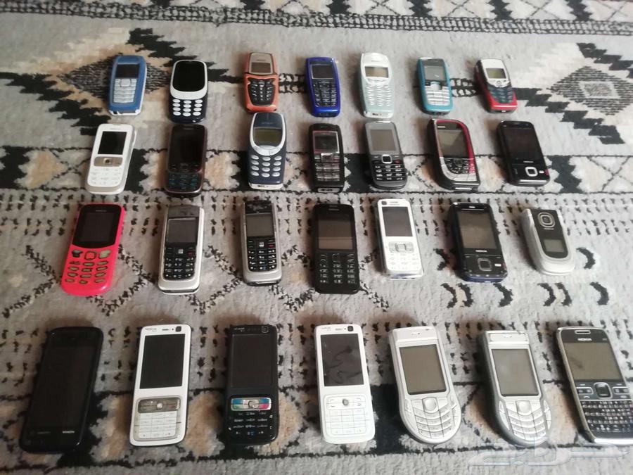 للبيع مجموعه جوالات نوكيا مستعمل64429748858243112