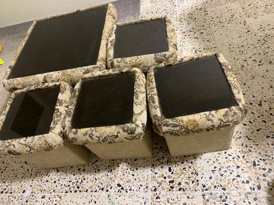 طاولات خدمة شبه جديدة 50ريال64431115649795110