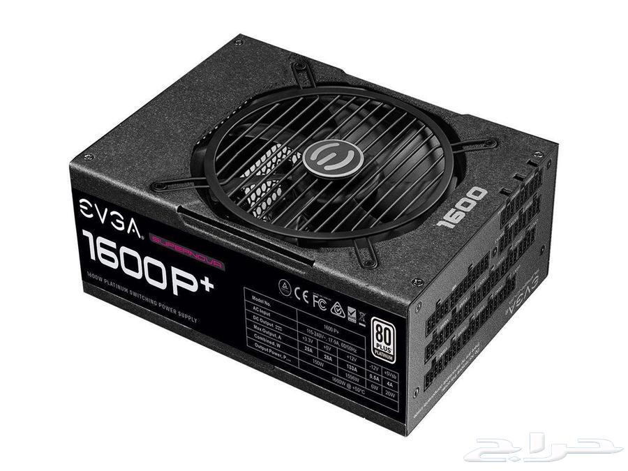 بورسبلاي بلاتينيوم EVGA Power Supply 1600w جديد64432687111681113