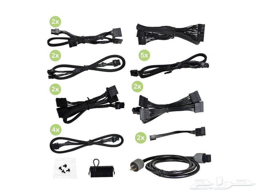 بورسبلاي بلاتينيوم EVGA Power Supply 1600w جديد64432687111681112