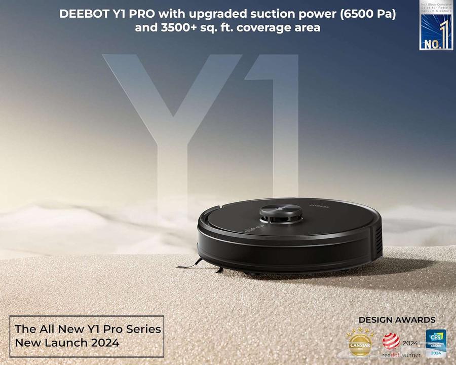 Ecovacs Deebot Y1 Pro Robot Vacuum and Mop, Free Shipping Tabby64426860951555110