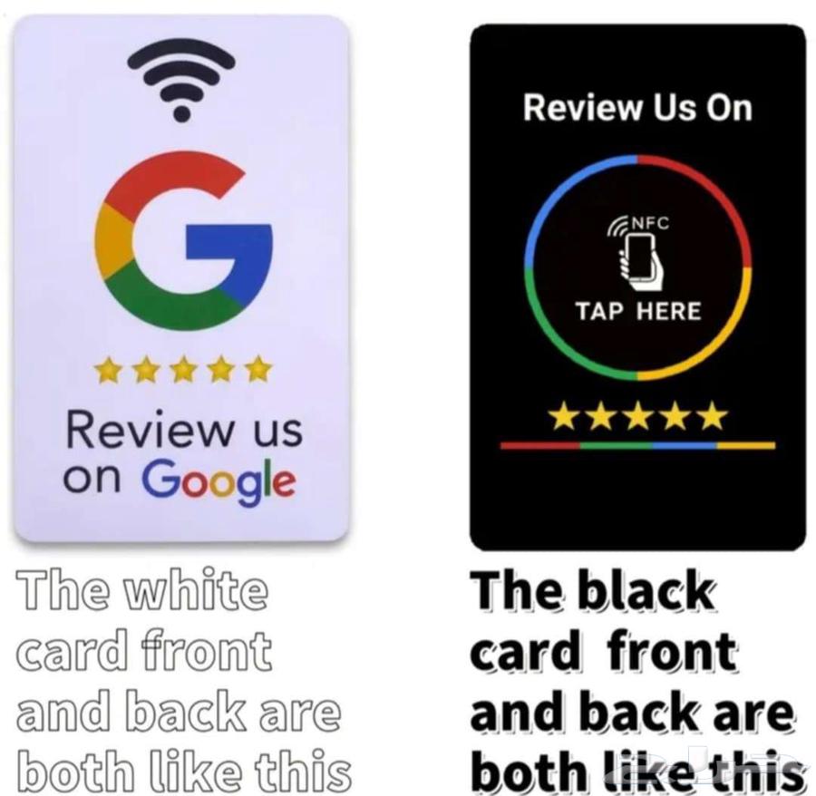 Google Review Card Only 12.5 (for quantities of 50)64433525993218111