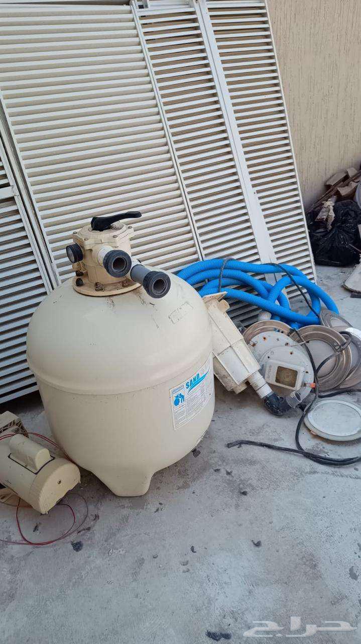 مضختين وفلاتر مسابح من شركه بن طالب لم تستخدم كثير64436373534850110