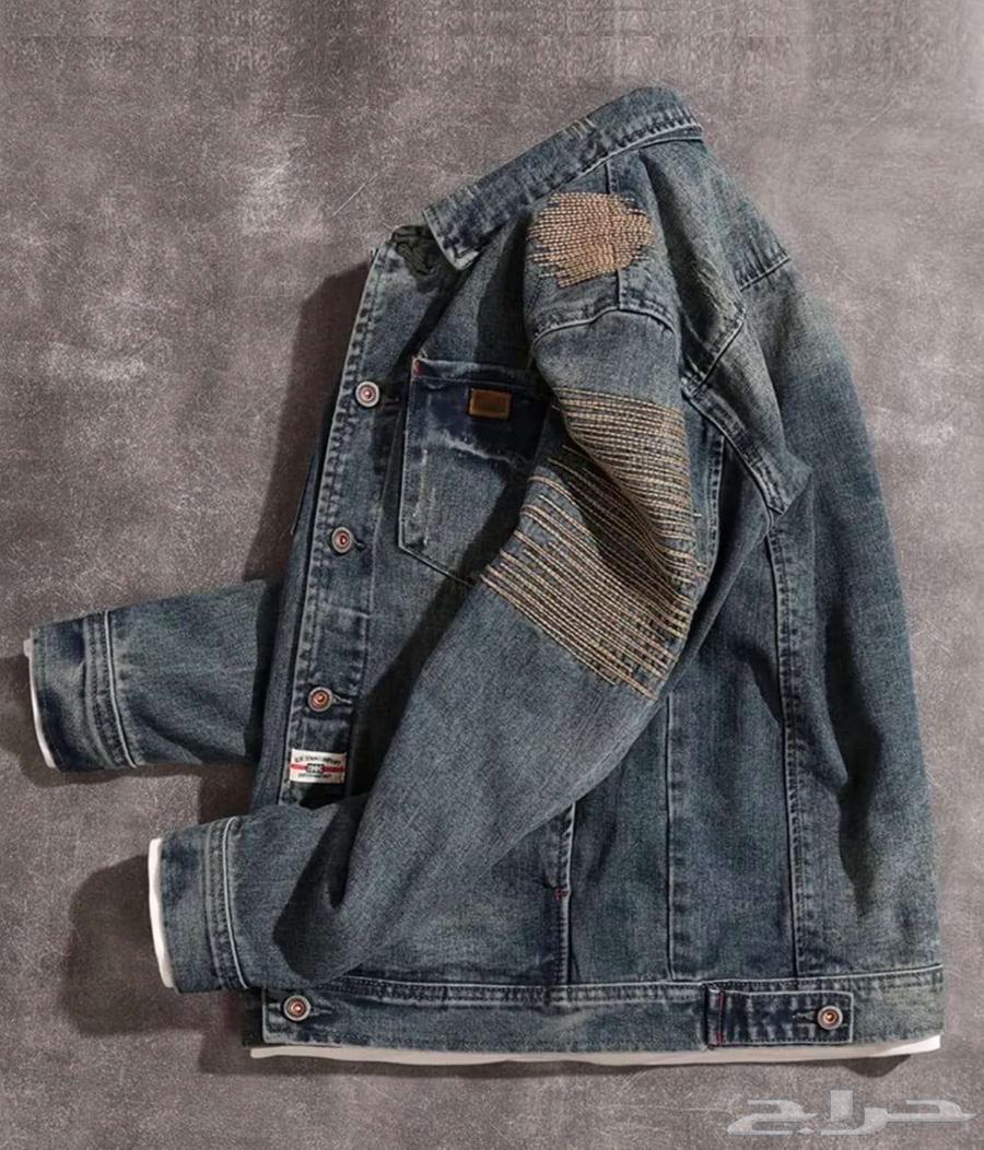 جاكيت جينز (دينيم) رجالي قطن64438807210497112