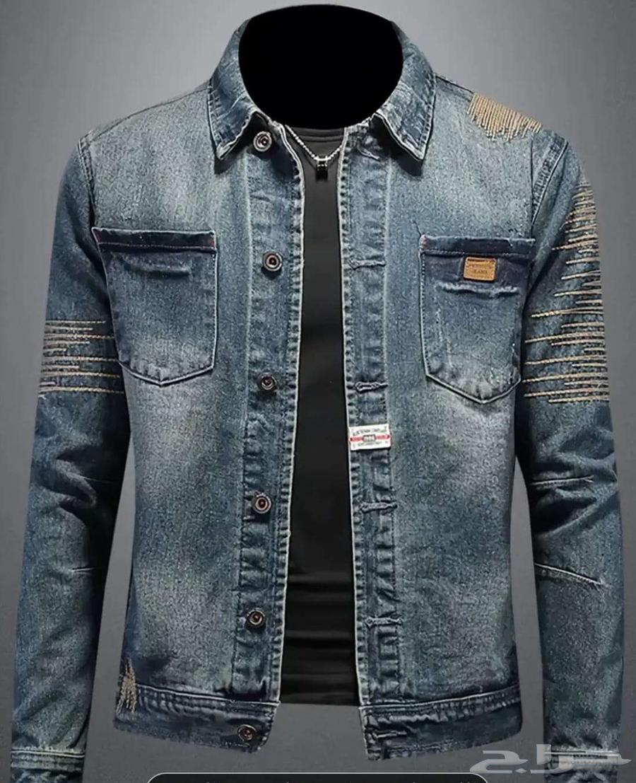 جاكيت جينز (دينيم) رجالي قطن64438807210497110