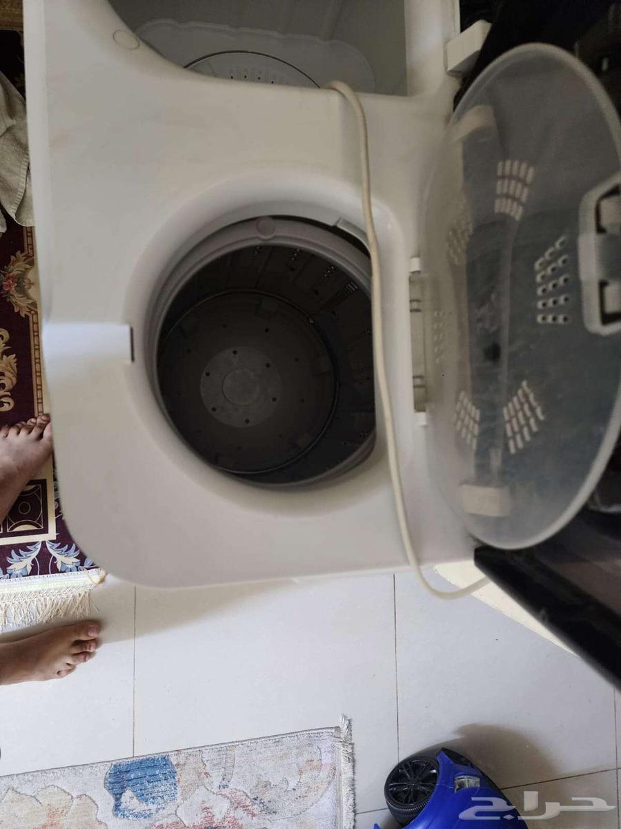 غسالة نصف اتوماتيك شبه جديد - حامل تليفزيون- عربية اطفال64437180525571112