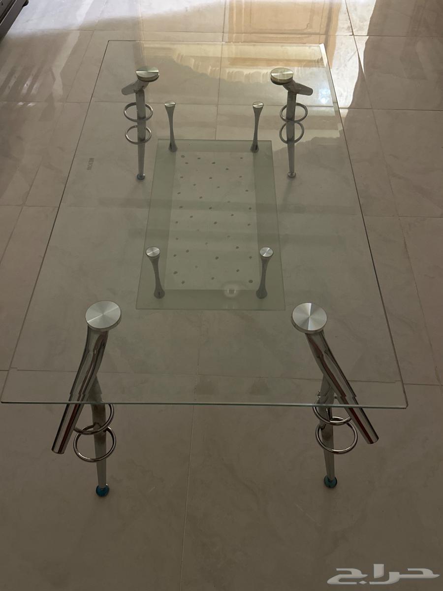 طاولة قزاز شفاف64438069059073111