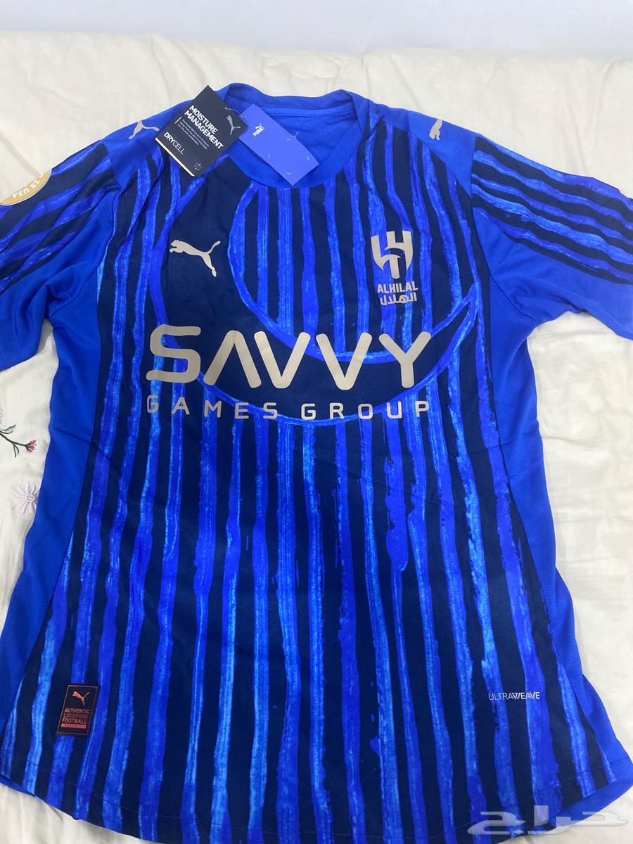 تيشرت الهلال نسخة كأس فأة اللاعبين خامه مميزة شعار من الربل64439918130307113